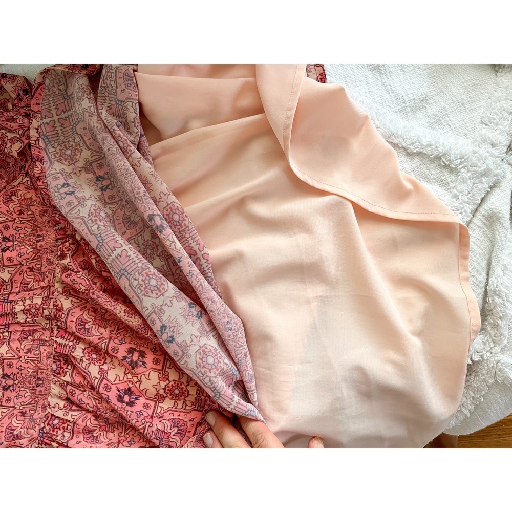 For Love and Lemons | Dresses | Geneva Mini Dress | Burgundy | Sz S - Picture 12 of 12